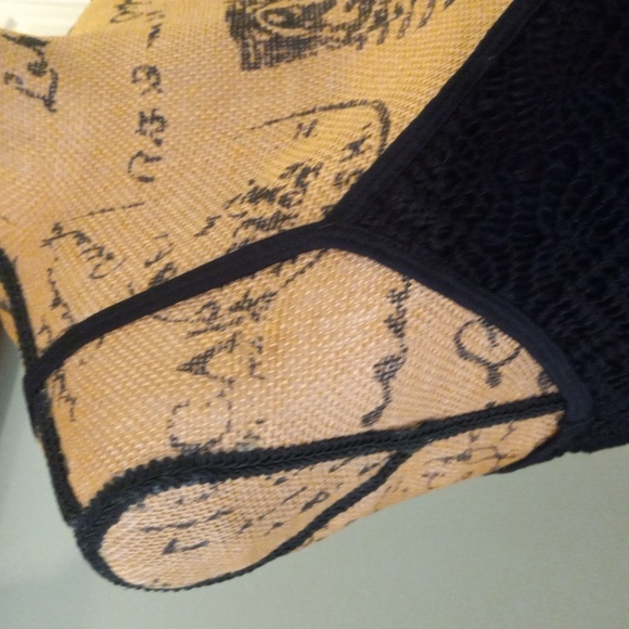 Morbid Threads Vintage 90's Y2K Black Gothic Crochet Lace Overlay Dress - Picture 4 of 12